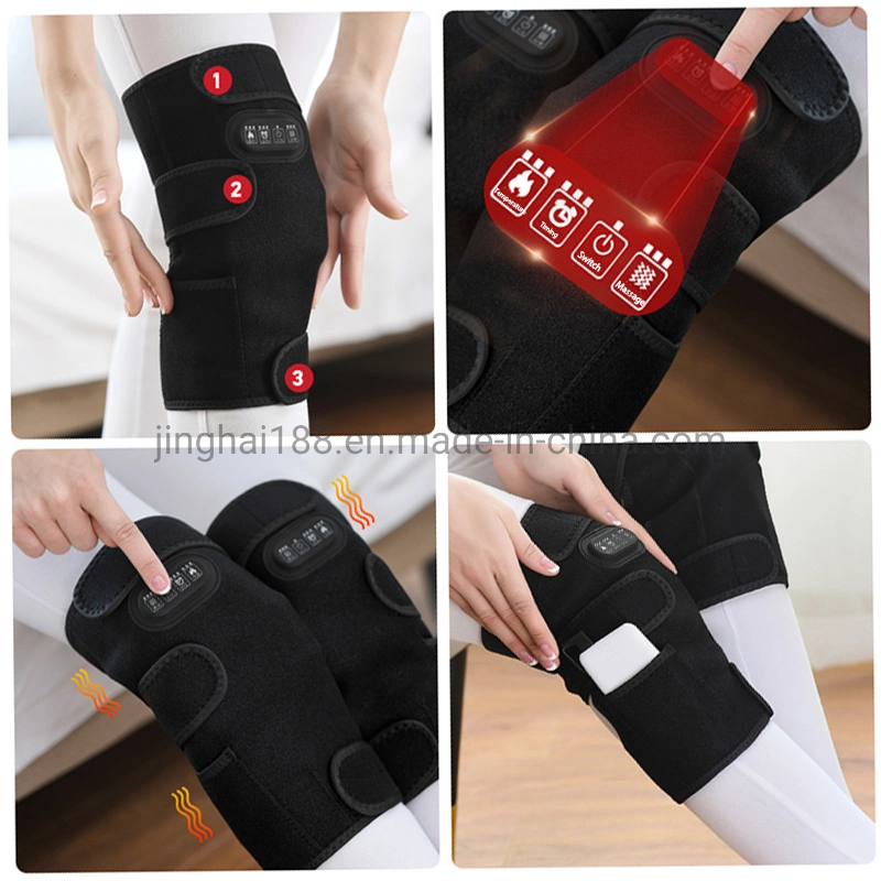 Intelligent 5V Electric Heating Massage Knee Pad, USB Interface, 20*26cm