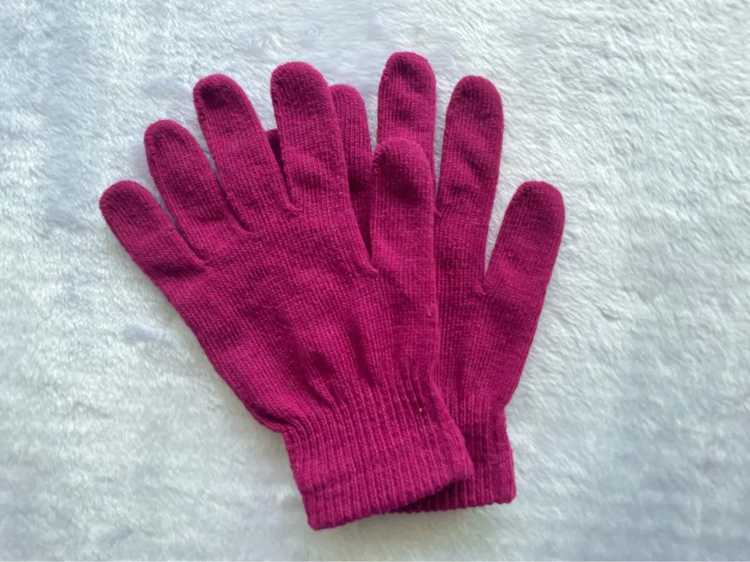 Basic Warm Winter Magic Knit Work Gloves, Touch Screen Cheap Low Price, Working